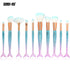 1-16PCS Big Mermaid Makeup Brushes Set