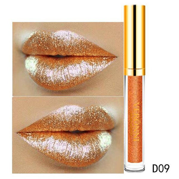Lip Gloss 6ml Long Lasting Waterproof Magic Glitter Flip Lipstick Flip Pull Matte Pearl Lip Gloss
