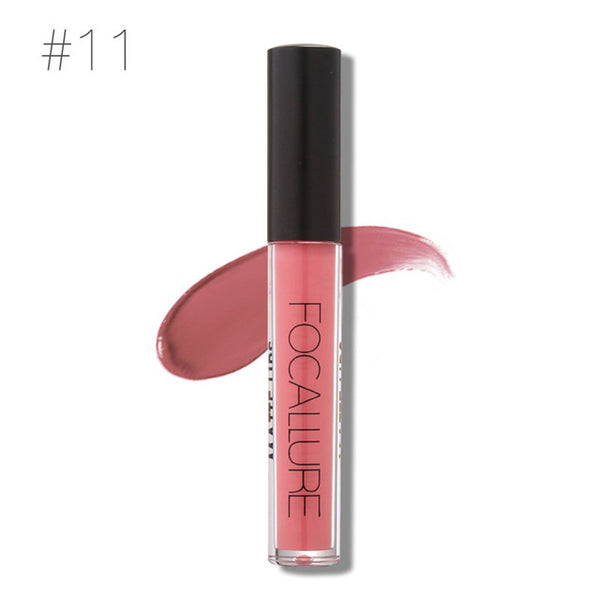 12 Colors Lick-stick Hot Waterproof smooth matte Elegant Lip Gloss Rouge Liquid Lipstick Long Lasting