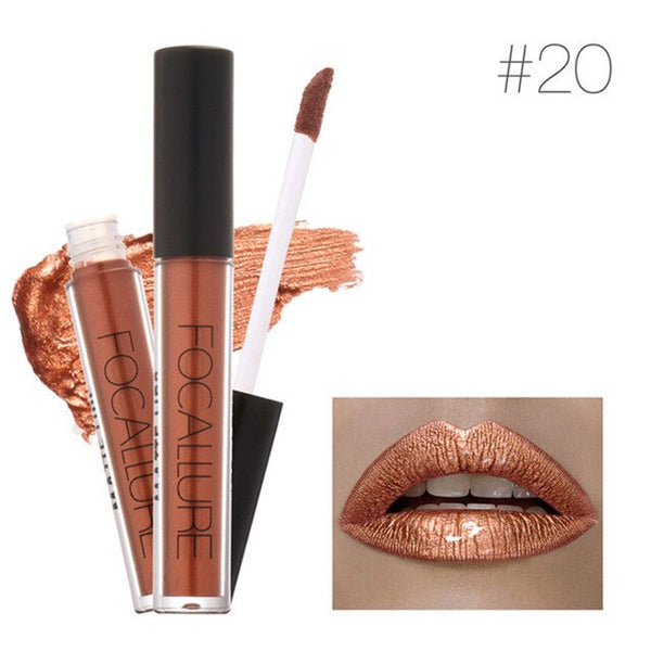 12 Colors Lick-stick Hot Waterproof smooth matte Elegant Lip Gloss Rouge Liquid Lipstick Long Lasting