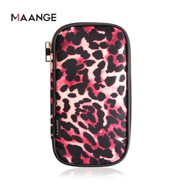 1Pcs PU Leather Travel Makeup Brushes