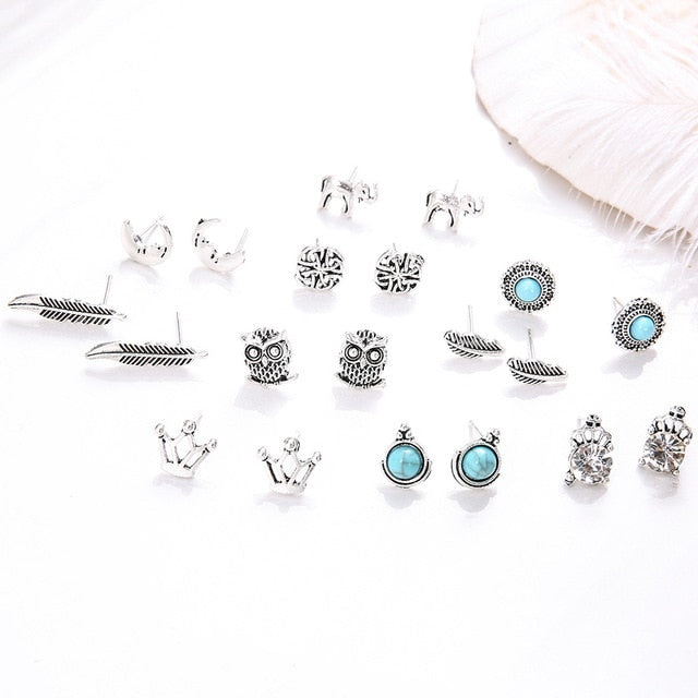 20 Pcs/set  Earring Set Party Sexy Jewelry Accessories