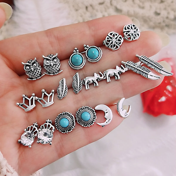 20 Pcs/set  Earring Set Party Sexy Jewelry Accessories