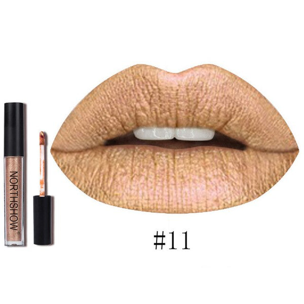 Women's Fashion Matte Liquid Lip Gloss Soft Texture Long Lasting Lipstick Waterproof Lip Liner Cosmetics