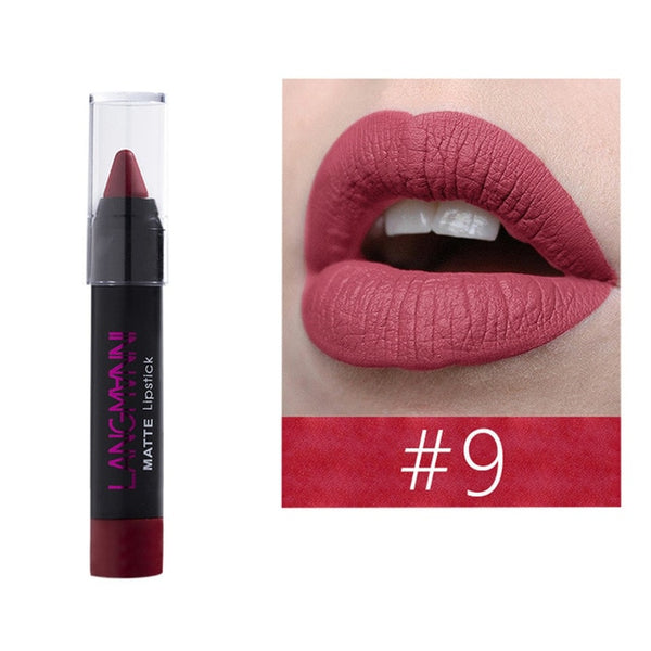 Women's Fashion Ladies Beauty Matte Waterproof Sexy Pen Hydrating Long Lasting Lip Gloss Pen Drop Shipping