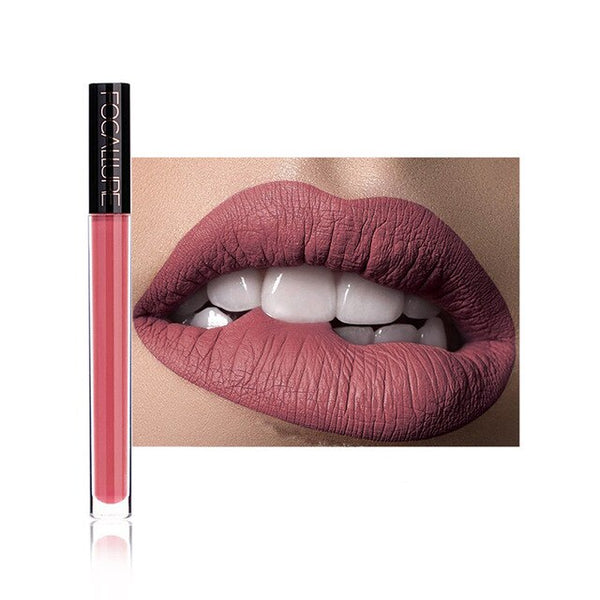 Women's Fashion New Fashion Lipstick Cosmetics Women Sexy Lips Matte Lip Gloss Party Lip Gloss