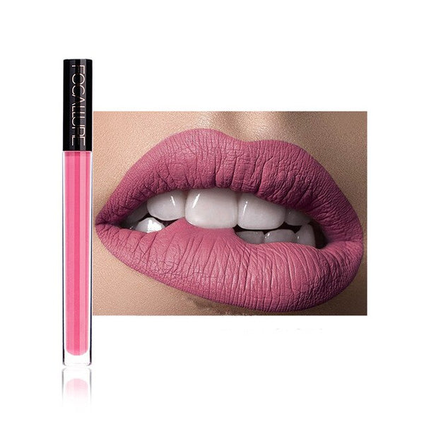 Women's Fashion New Fashion Lipstick Cosmetics Women Sexy Lips Matte Lip Gloss Party Lip Gloss
