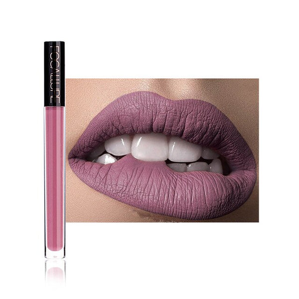 Women's Fashion New Fashion Lipstick Cosmetics Women Sexy Lips Matte Lip Gloss Party Lip Gloss