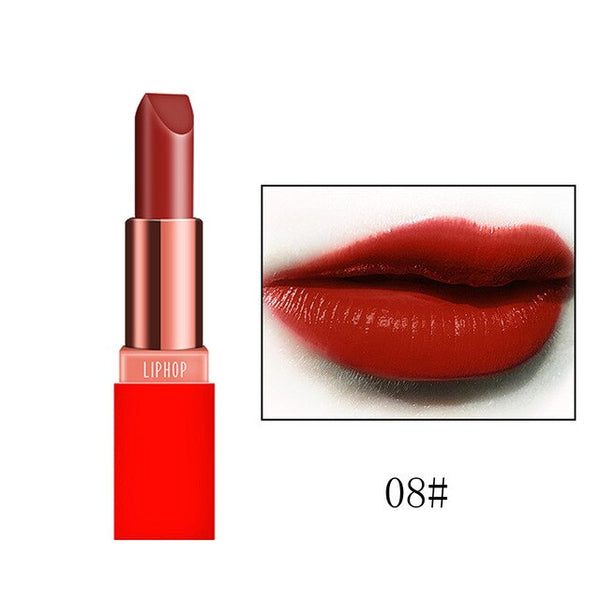 Women's Fashion New Lipstick Cosmetics Women Sexy Lips Matte Lasting Lip Gloss Party