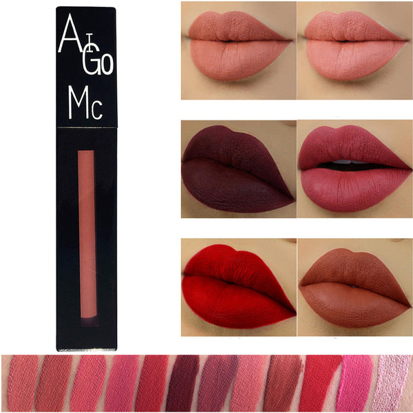 2019 Women's Fashion New Lipstick Cosmetics Women Sexy Lips Matte Lasting Lip Gloss Party