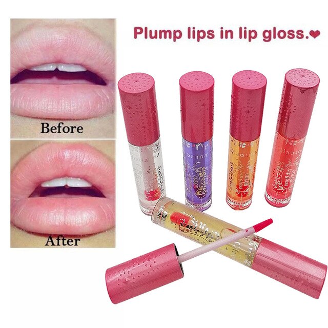 Women's Fashion Plumper Sexy Liquid Lipstick Long-Lasting Plump Lip Gloss Cosmetics Beauty