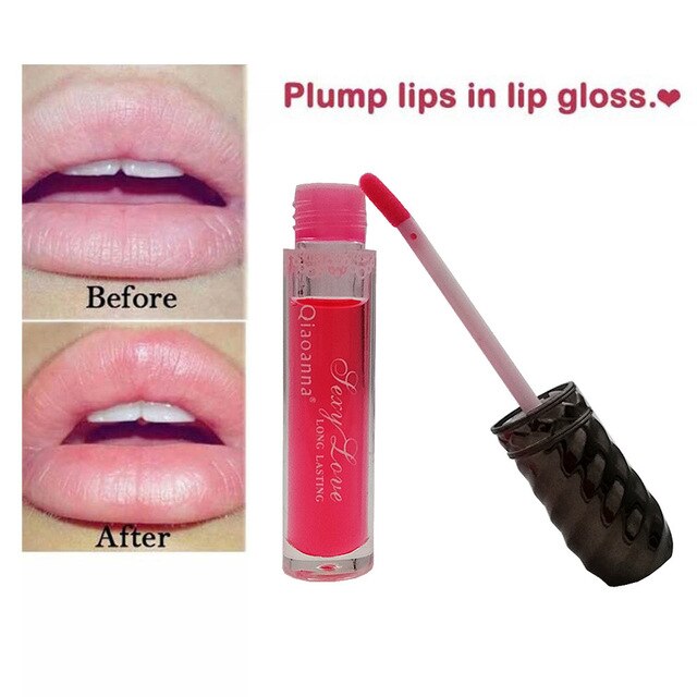 Women's Fashion Plumper Sexy Liquid Lipstick Long-Lasting Plump Lip Gloss Cosmetics Beauty Drop Shipping