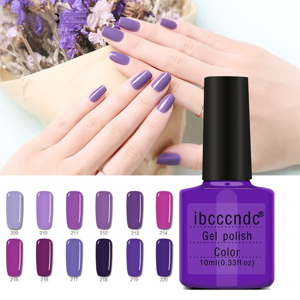2018 nouveau Gel à ongles pour femmes 10 ML Gel violet longue durée vernis à ongles maquillage beauté outils à ongles livraison directe