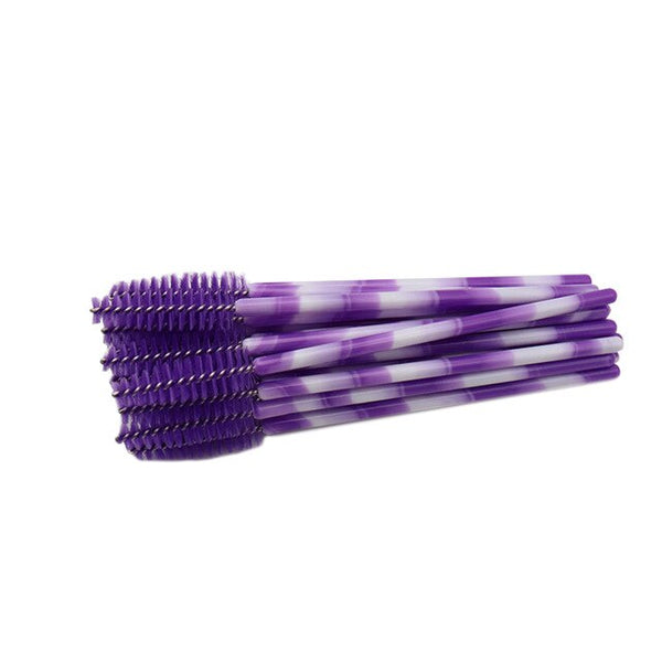 2018 offre spéciale jetable 50 pcs/paquet brosse de maquillage cils cils cils Mini baguettes de Mascara brosse outil d'extension de cils