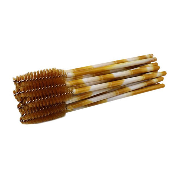 2018 offre spéciale jetable 50 pcs/paquet brosse de maquillage cils cils cils Mini baguettes de Mascara brosse outil d'extension de cils