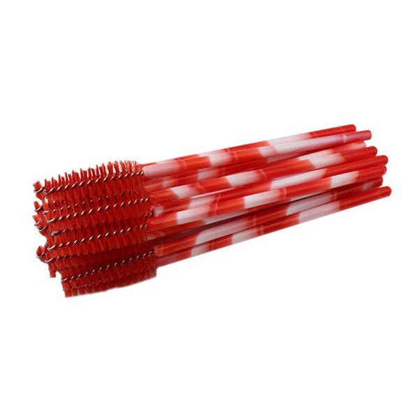 2018 offre spéciale jetable 50 pcs/paquet brosse de maquillage cils cils cils Mini baguettes de Mascara brosse outil d'extension de cils