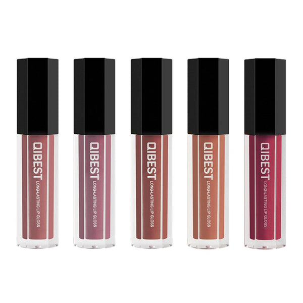 New Fashion 5PCS New Fashion Waterproof Matte Liquid Lipstick Cosmetic Sexy Lip Gloss Kit