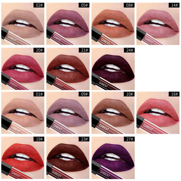 New Fashion 7PCS New Fashion Waterproof Matte Liquid Lipstick Cosmetic Sexy Lip Gloss Kit