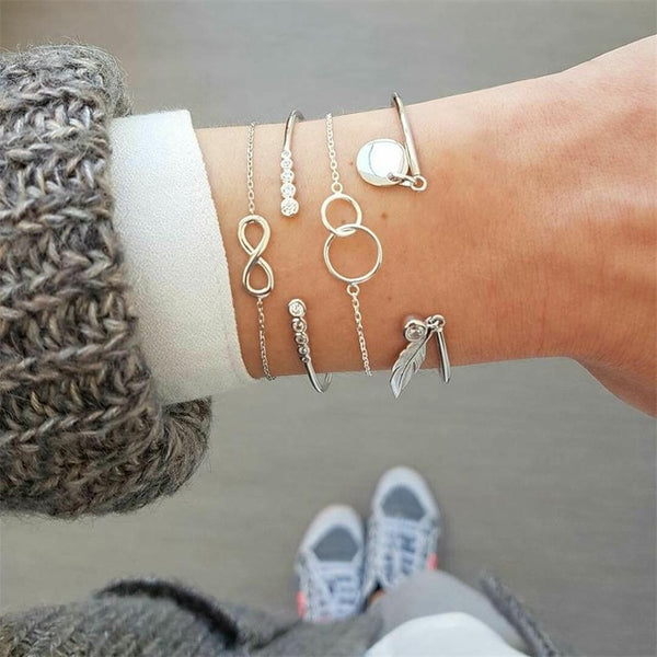 21 Style Women Fashion  Bracelet Set