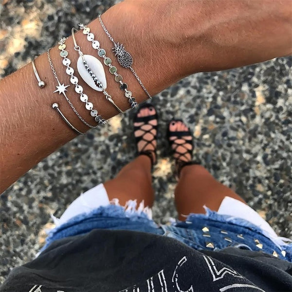 21 Style Women Fashion  Bracelet Set