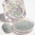2g/Box Holographic Black Sliver Laser Glitter Powder Gorgeous Holo Nail Dust Powder Manicure Nail Art Glitter Decoration