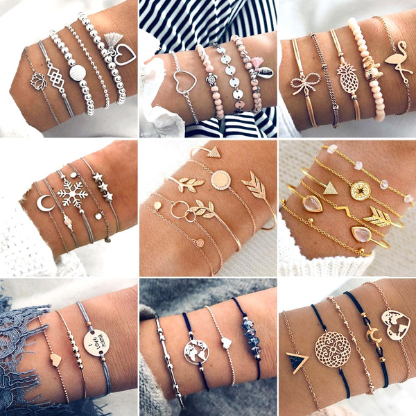 NEW 30 Style Bracelet Women Charm Party Wedding Jewelry Accessories