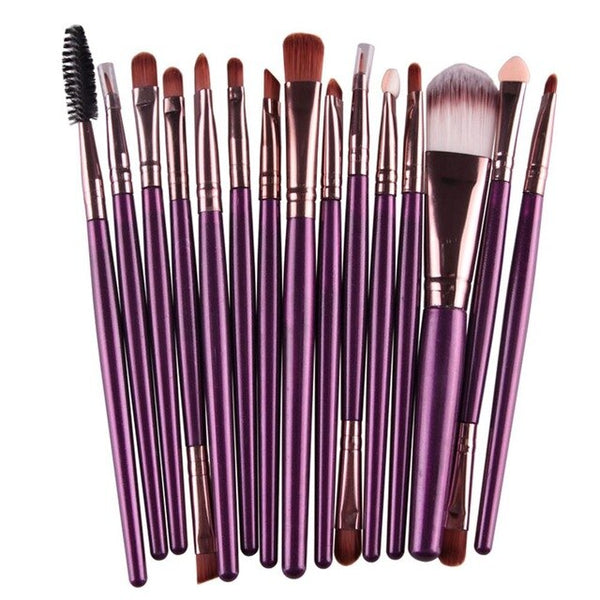 NEW 4-15pcs Makeup Brushes Tool Set