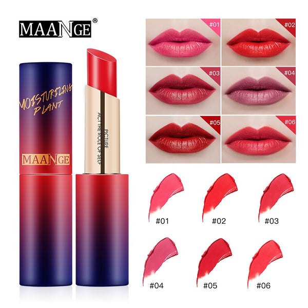 NEW 6 Colors Makeup Lipstick Moisturizing Popular Long Lasting Waterproof Lipstick Lip