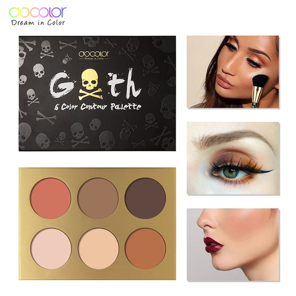 Docolor professinal Eyeshadow bronzer and highlighter palette Blush powder makeup glow kit highlighter contour palette