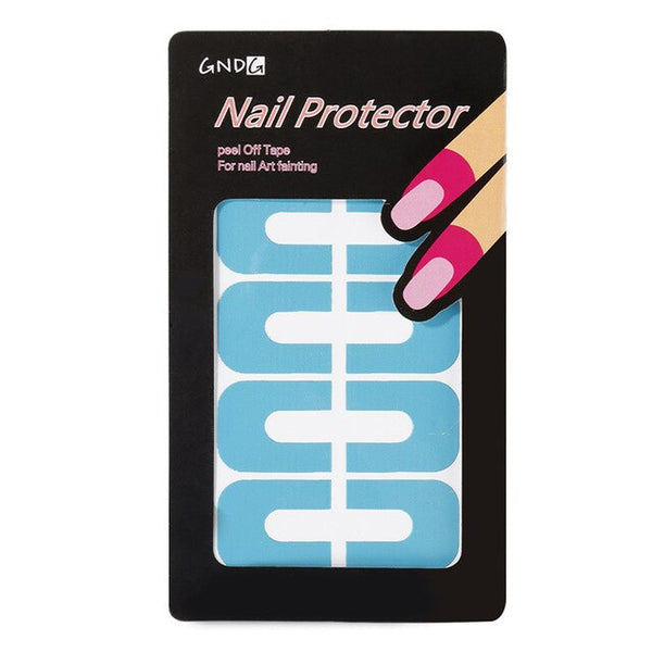 ELECOOL 10 pièces créatif u-forme anti-déversement vernis à ongles protecteur autocollants support outil Durable manucure outil doigt couverture