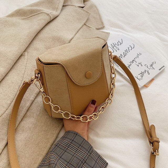 New High Quality Matte Leather Women's Designer Handbag