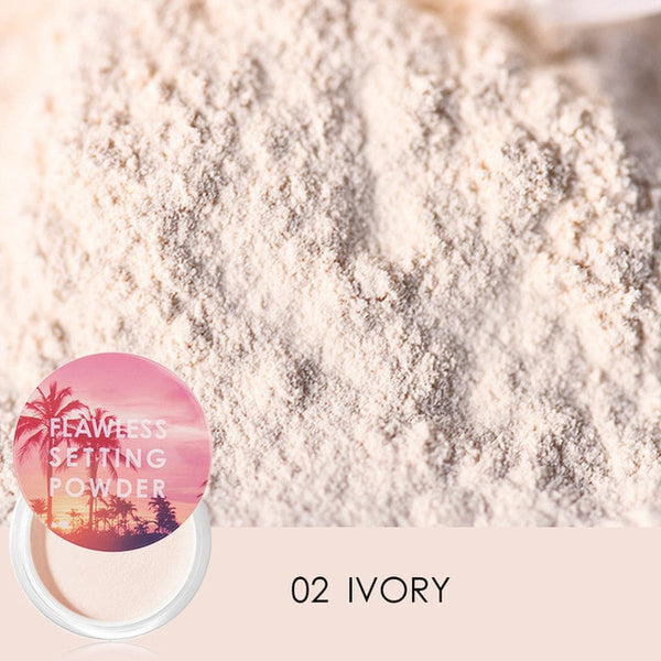 Natural Setting Powder Light Fine Powder Not Clog Pores Silky Soft Smooth Velvet Face Make up