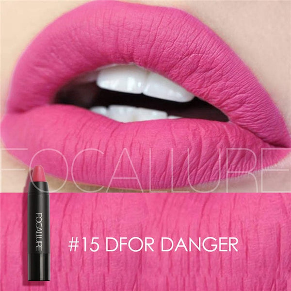 Matte Lipstick 19 Colors Waterproof Long-lasting Easy to Wear Professional Lipstick