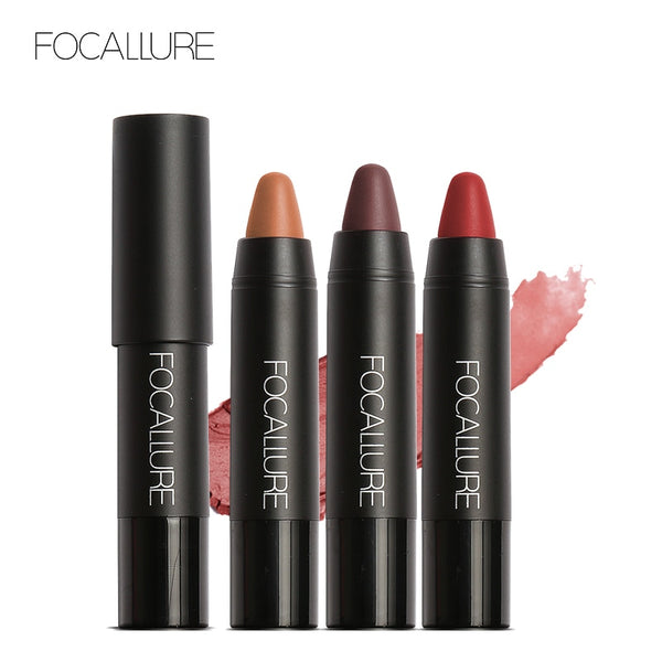Matte Lipstick 19 Colors Waterproof Long-lasting Easy to Wear Professional Lipstick