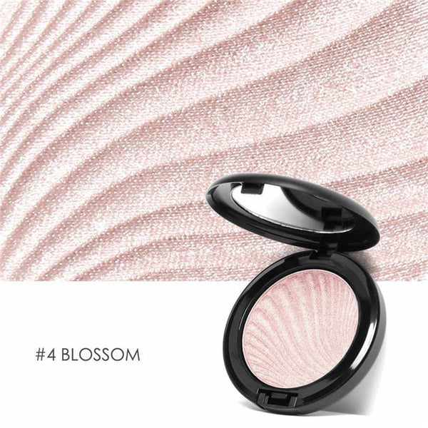 FOCALLURE New 4 Colors Ultra Glow Beam Highlighter Palette Powder Makeup Highlighter Contour Palette