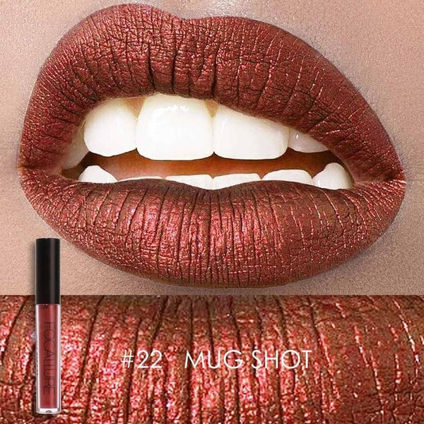 Waterproof Long-lasting Lip Gloss Pigment Dark Purple Black Red Velvet Matte Liquid Lipstick