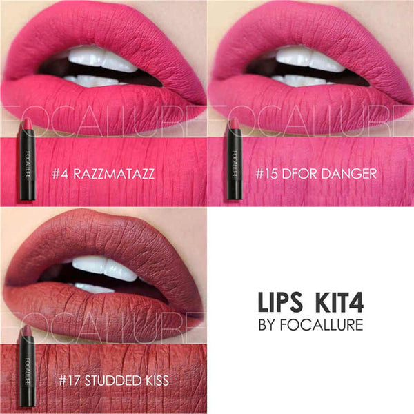 Waterproof Long-lasting Red Velvet Nude Tattoo Matte True Brown Color Pencil Lipstick Crayon Lot Makeup Set