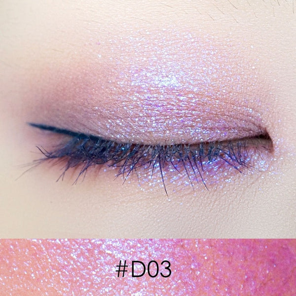 Focallure Eyeshadow Glitter Powder Pigment Metallic Shiny Holographic Eye Toppers Single Eye Shadow Makeup