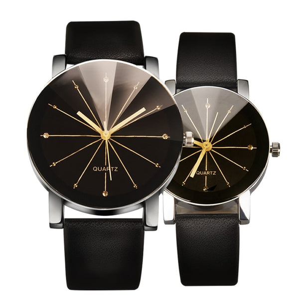 watches Arrival men women's Dial Clock Leather