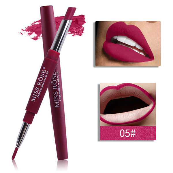 Hot Double-end Lip Liner 8 Color Easy to Wear atural Long-lasting Lipliner Waterproof Lips Liner Stick Pencil For All Skin