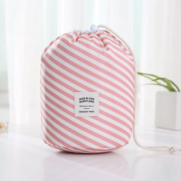 Hot Sale Round Waterproof Makeup Bag Travel