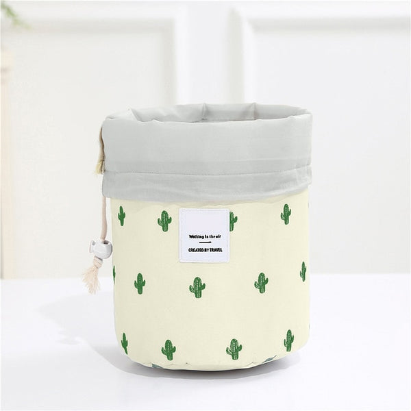 Hot Sale Round Waterproof Makeup Bag Travel