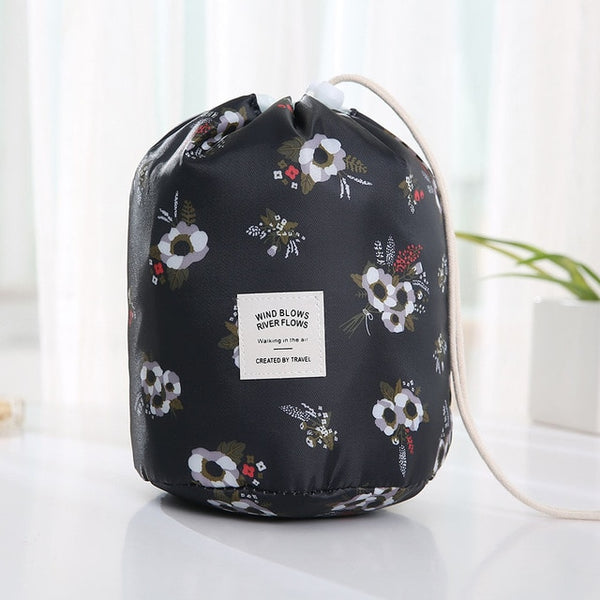 Hot Sale Round Waterproof Makeup Bag Travel