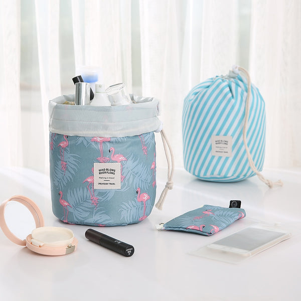 Hot Sale Round Waterproof Makeup Bag Travel