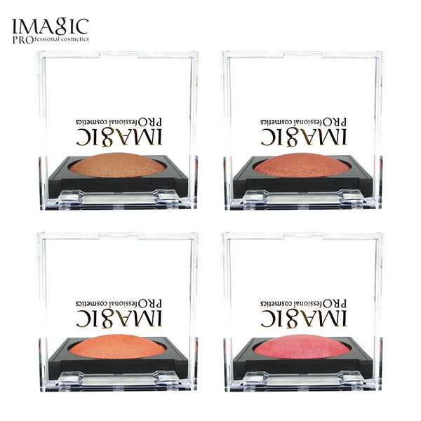 IMAGIC Baked blush Soft Smooth Mineralize Makeup Blush Professional Face Makeup Blush Powder 4 style