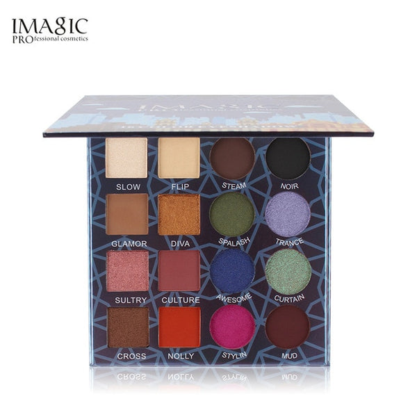 IMAGIC Eyeshadow Matte Shimmer Glitter Easy To Wear Eye Shadow Palette Profissional Long-lasting Eye Shadow