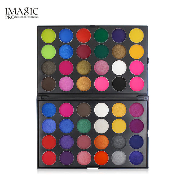 IMAGIC Eyeshadow Pallete Professional 48 Colors Eyeshadow Matte Shimmer Glitter Cosmetics Smoky Eye Shadow Makeup Powder