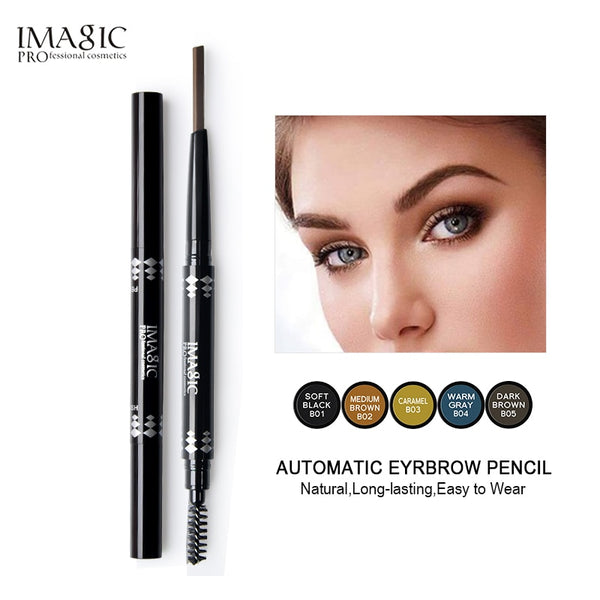 IMAGIC New 5COLOR Eye Brow Tint Cosmetics Natural Long Lasting Paint Tattoo Eyebrow Waterproof Black Brown Eyebrow Pencil Makeup