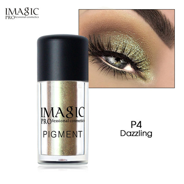 New Arrival Glitter Eyeshadow Metallic Loose Powder Waterproof Shimmer Pigments Colors Eye Shadow Makeup