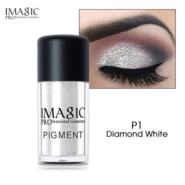 New Arrival Glitter Eyeshadow Metallic Loose Powder Waterproof Shimmer Pigments Colors Eye Shadow Makeup